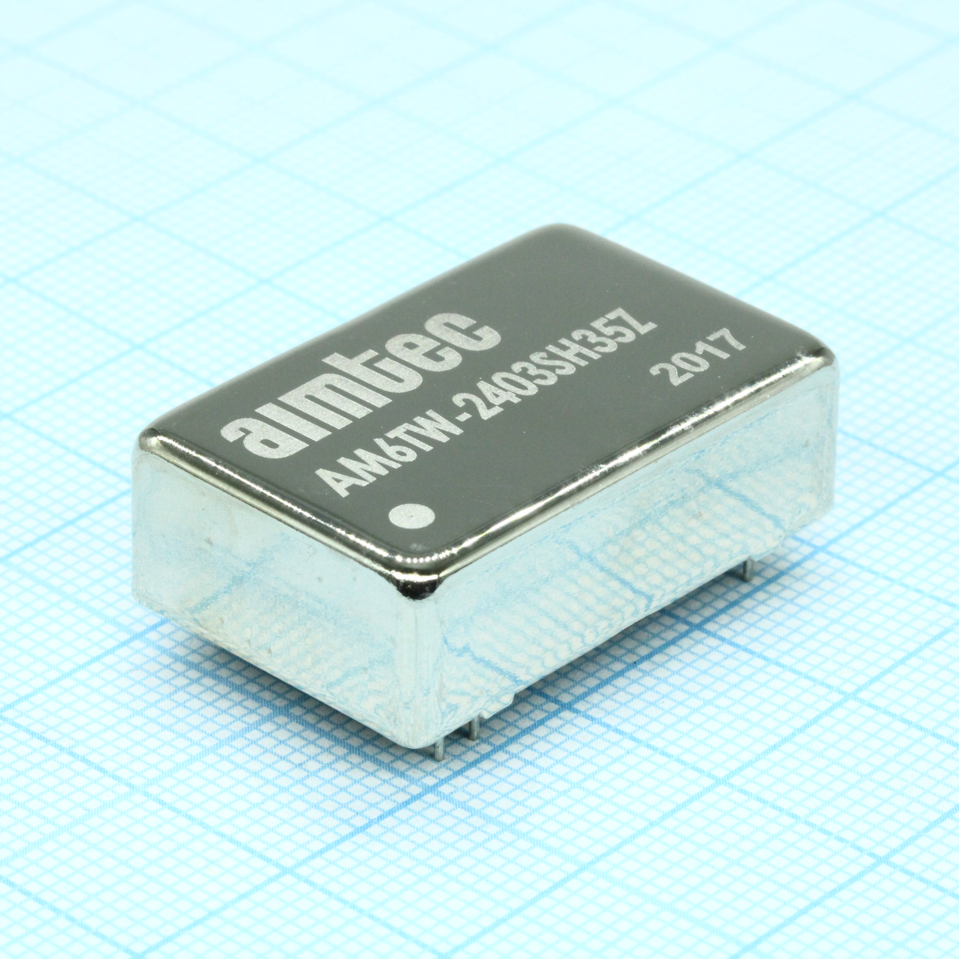 AM6TW-2403SH35Z - DC/DC, 4.62Вт, вход 9…36В, выход 3.3В/1.4А, изоляция 3500В DC, КПД 74%, максимальная емкостная нагрузка не более 1000мкФ, DIP24, 31.75x20.32x10.16мм, -40…85°C, металл