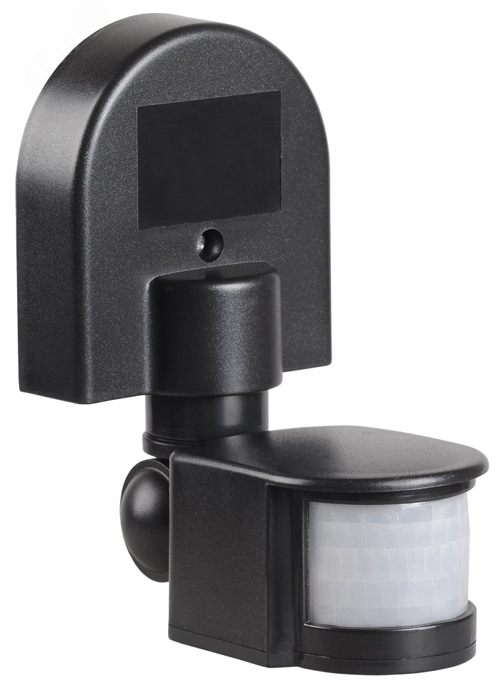 Детектор движения ДД 008 1100Вт угол обз. 180град. дальн. 12м IP44 черн. LDD10-008-1100-002