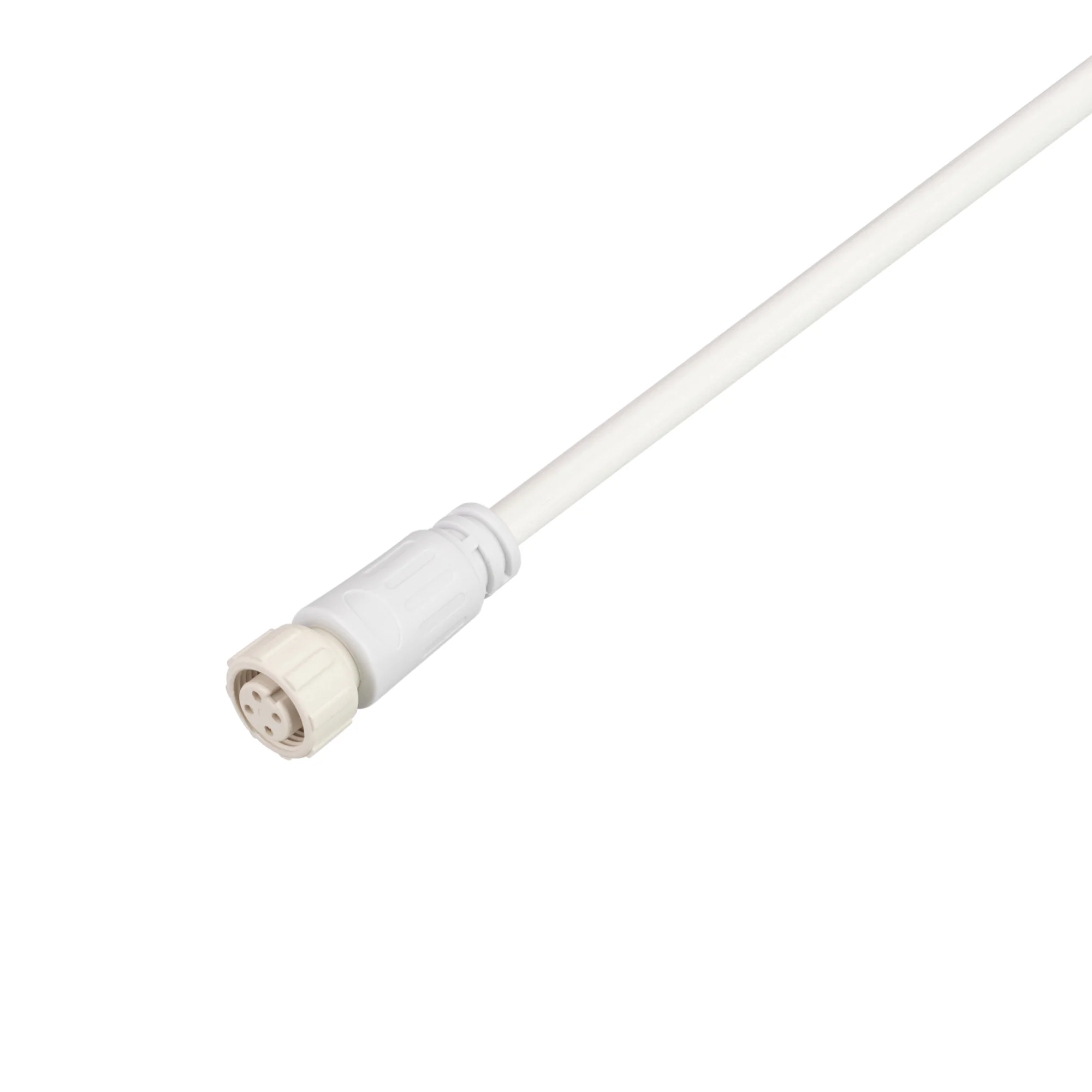 Коннектор питания ARL-MOONLIGHT-SPI/DMX-CON-POWER-FEMALE-WH 031468 - Герметичный Female (мама) коннектор питания на проводе для гибкого неона MOONLIGHT SPI и DMX512, цвет белый, IP67.