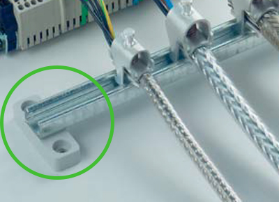 Монтажное основание Z1.980.0040.0 - Держатель (монтажное основание) шины C-профиль