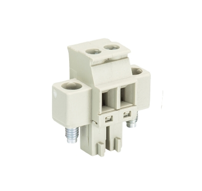 Розетка Wiecon 8813 B / 2 VR F OB - Розеточный разъем, прямой, на кабель, с монтажными фланцами, шаг 3,81 мм, 2 полюса, номинальное сечение: 1,5 мм кв., винтовая фиксация провода, 250V, 8А, без маркировки, цвет: серый, серия 8813 B VRF