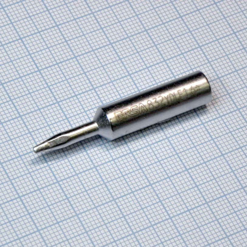 0832YD - Жало паяльное для паяльников ERSA BasicTool, ErgoTool, PowerTool, RT-80, MultiPro, MultiSprint, Multi-TC, PTC-70, ERSA 25+, ERSA 35+, клин 1,6х1,0 мм
