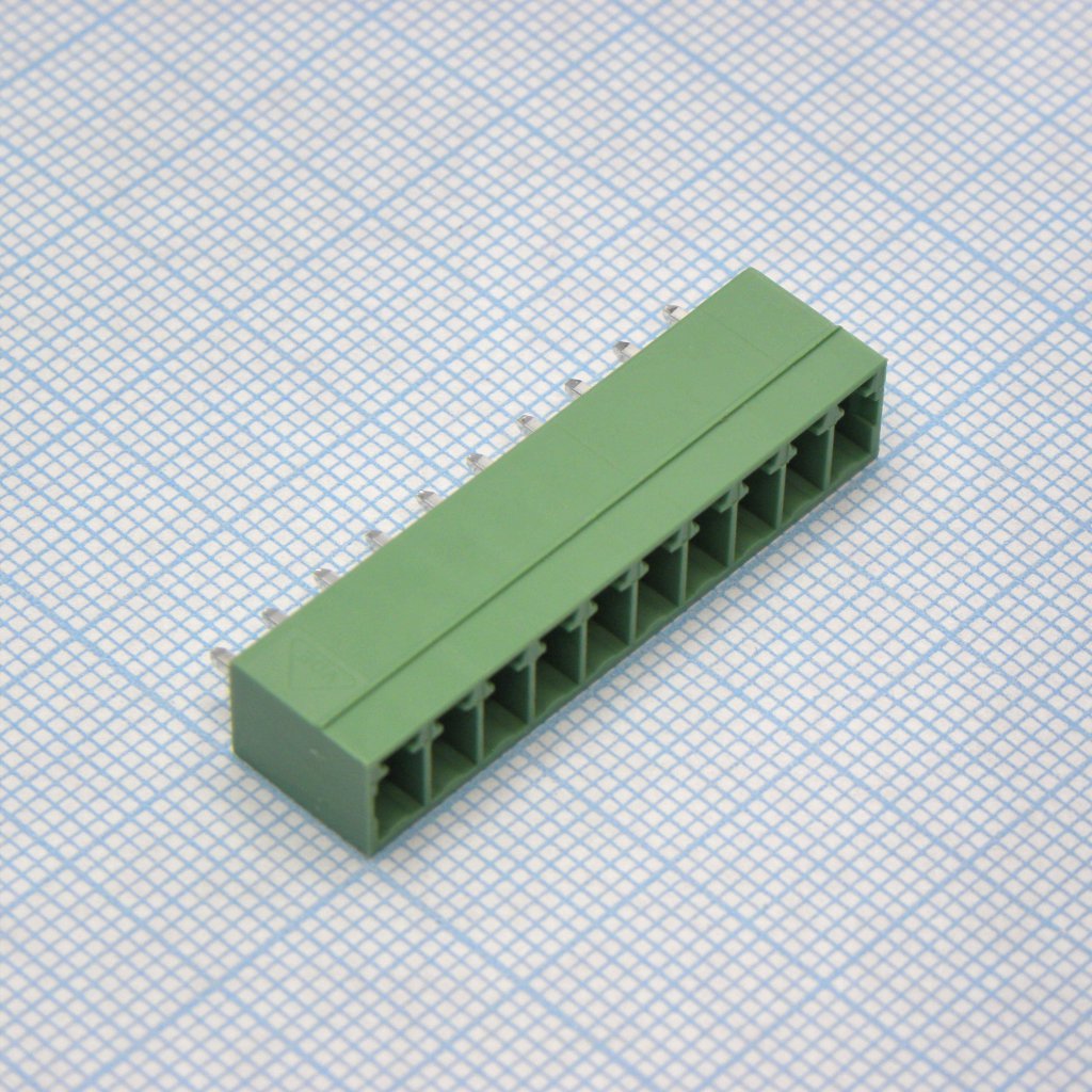 15EDGVC-3.5-10P-14-00A(H) - Разъемный клеммный блок на плату, 10 контактов. Серия 15EDGVC-3.5