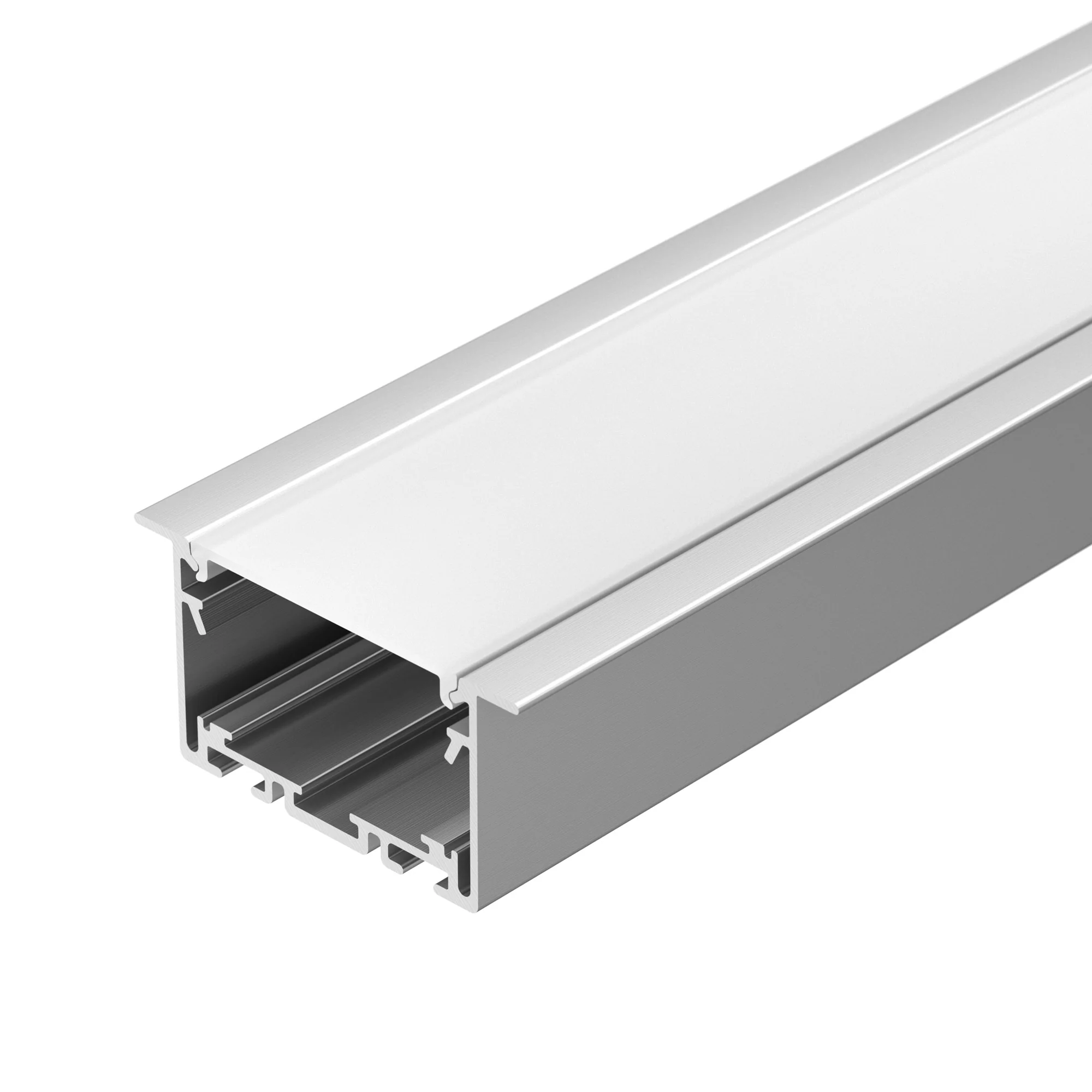 Профиль S2-LINIA69-F-2500 SEAMLESS ANOD 029470 - Алюминиевый анодированный профиль для светодиодных лент и линеек. Габаритные размеры (LхWхH): 2500x69x35 мм. Для использования с гибким экраном SL-Seamless (поставляется в рулонах). Площадка для ленты ширин