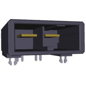 1-917541-2 - Прямоугольный разъем, 4 контакт(-ов), Штыревой Разъем, 10.16 мм, Сквозное Отверстие, 1 Ряд