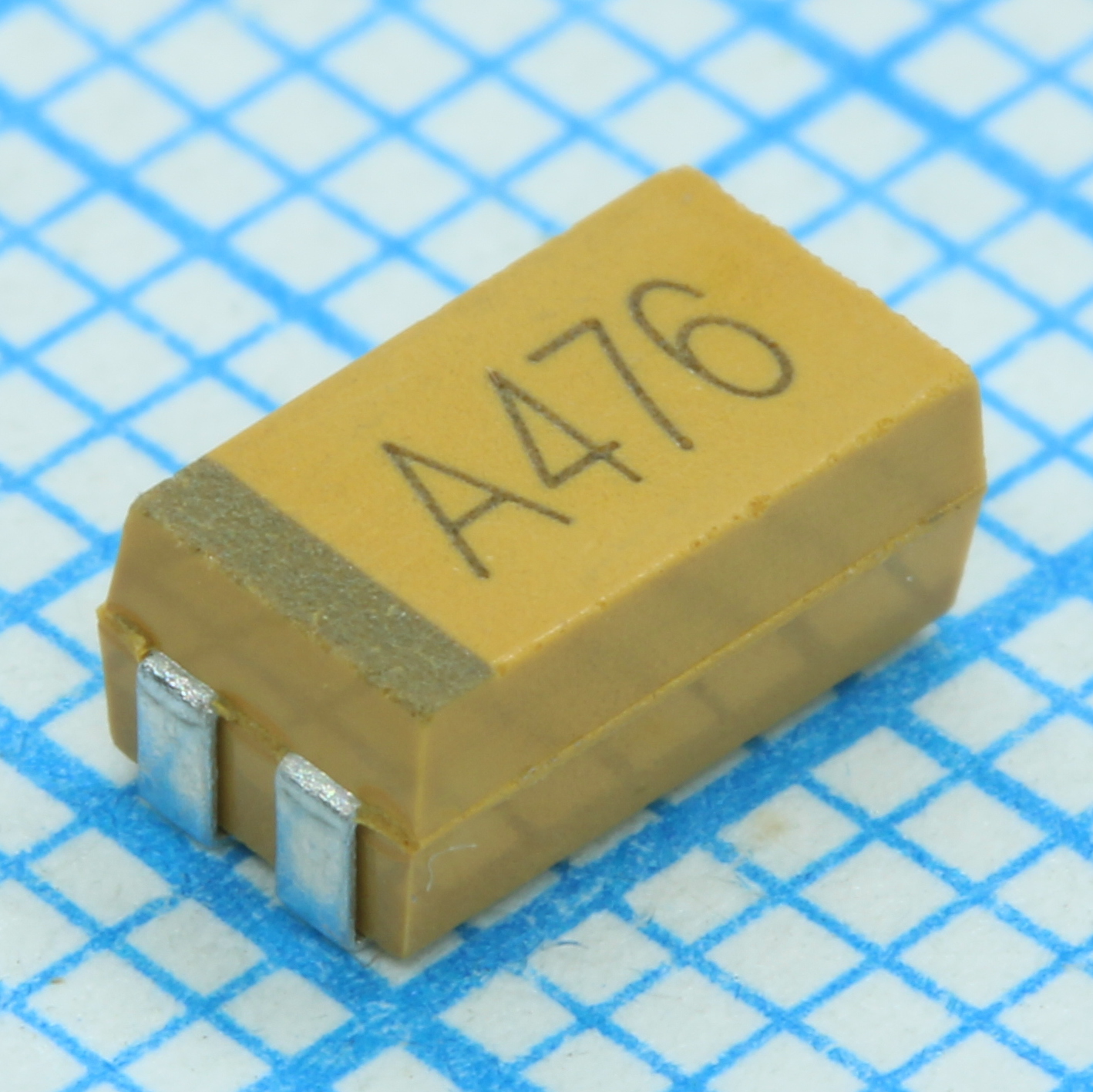 TAJC227M006RNJ - ЧИП-конденсатор танталовый 220мкФ 6.3В типоразмер C ±20% (6х3.2х 2.6мм) выводы внутрь SMD 6032-28