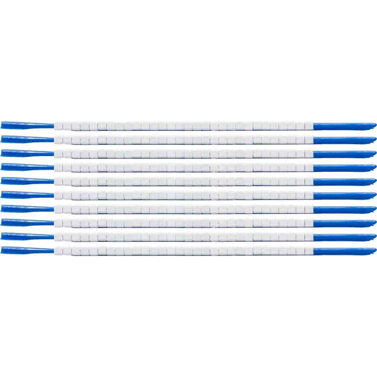 brd133038 - SCN-07-BLANK клипсы белые, 300шт/упак, для провода 1,9-2,4мм диаметра