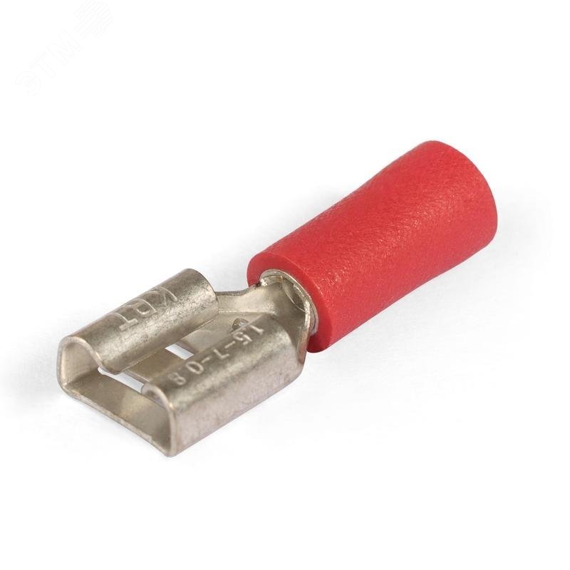 ВРПИ-М 1.5-(6.3) - Виброустойчивый плоский разъем «мама» с ПВХ манжетой, сечение 0.5-1.5 мм2