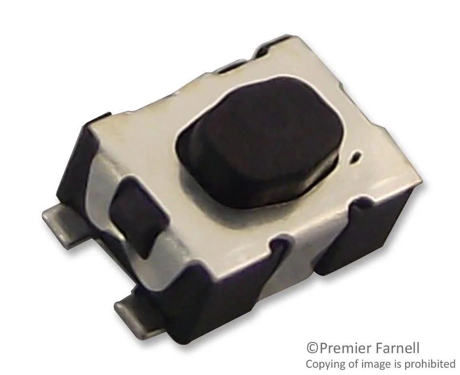 KMR221G LFS - Кнопка тактильная 4.2Х2.8Х1.9мм 0.05A 32В 1ВА 2Н 200000циклов SMD монтаж посеребренные контакты лента на катушке