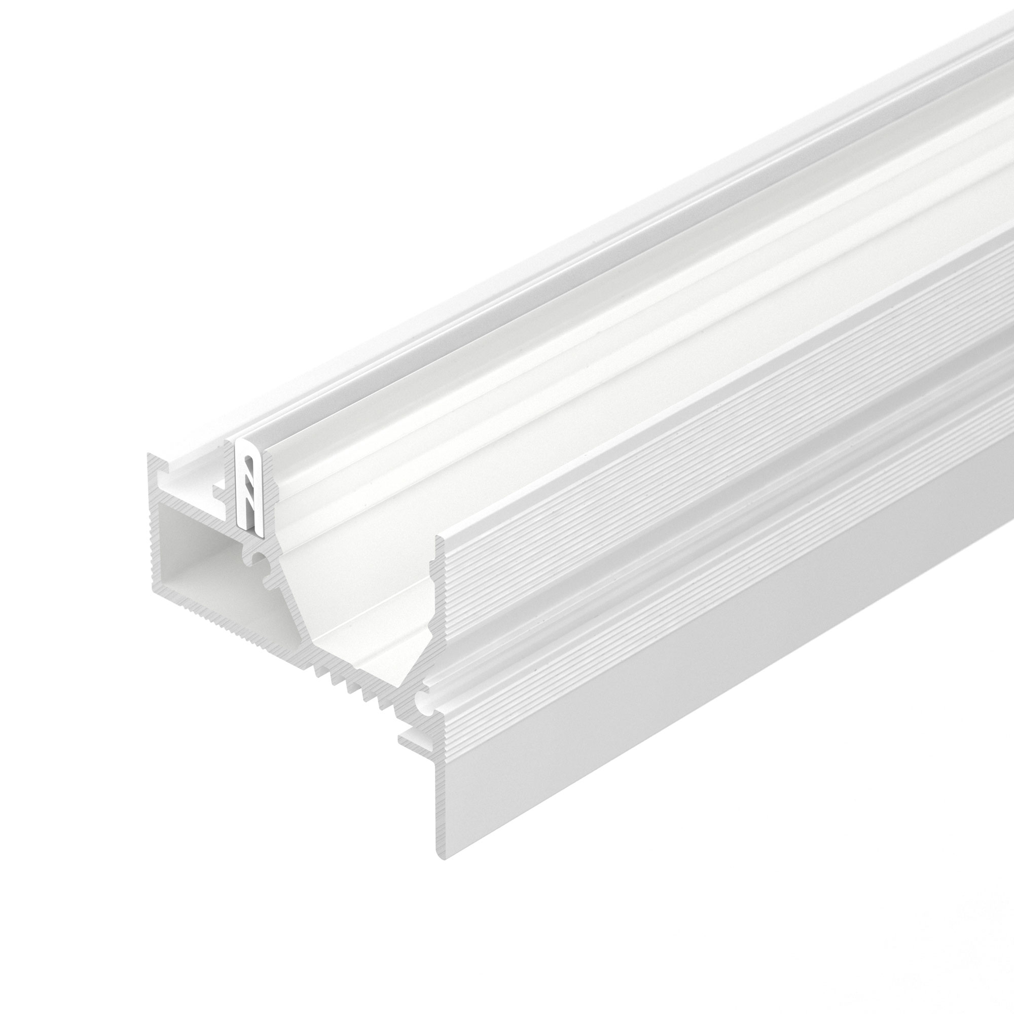 Профиль STRETCH-20-WALL-D-SIDE-2000 WHITE 042945 - Алюминиевый профиль SLOTT for ARLIGHT для монтажа натяжных потолков (контурная подсветка). Самонесущая конструкция для крепления натяжного потолка с пазом для установки светодиодной ленты. Для создания св