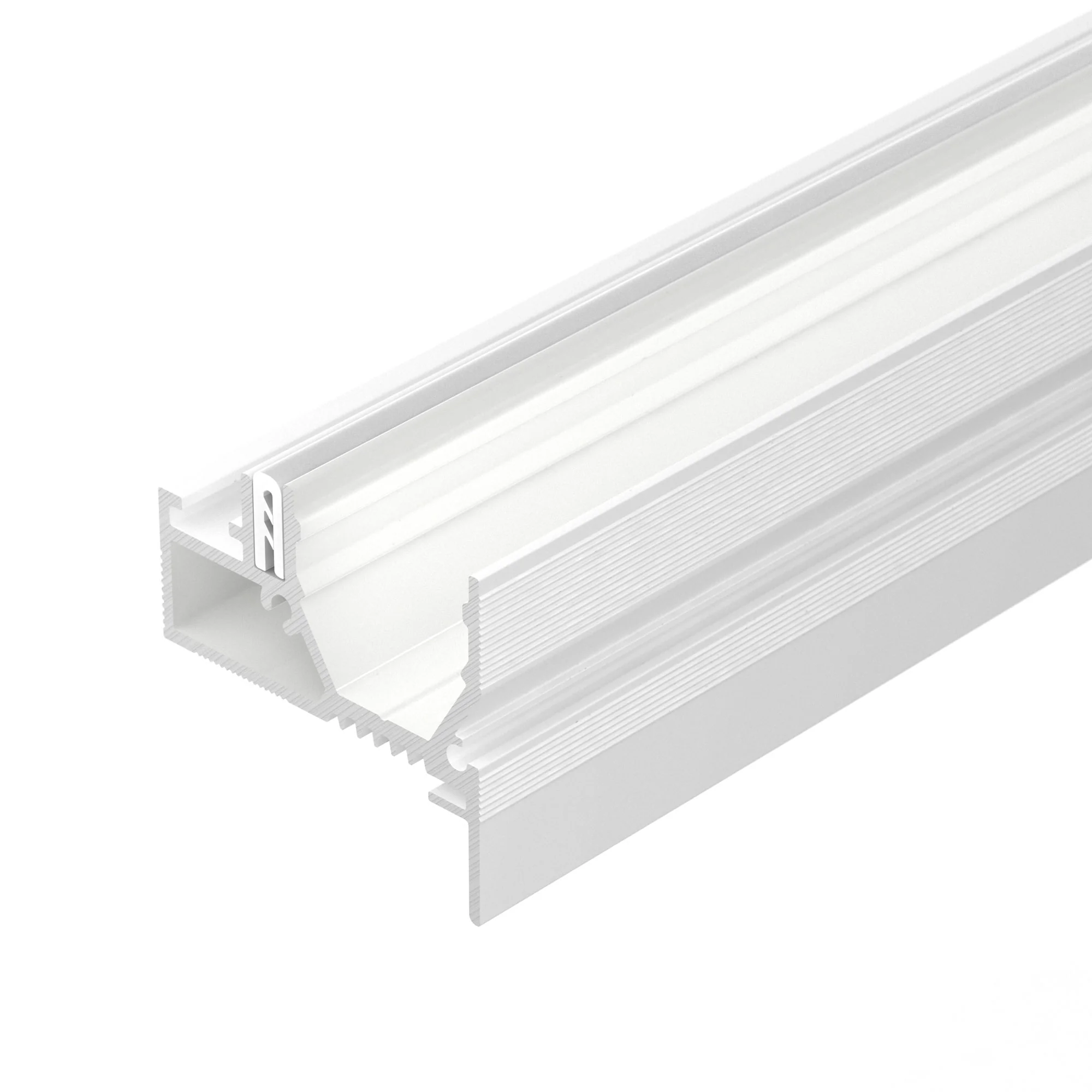 Профиль STRETCH-20-WALL-D-SIDE-2000 WHITE 042945 - Алюминиевый профиль SLOTT for ARLIGHT для монтажа натяжных потолков (контурная подсветка). Самонесущая конструкция для крепления натяжного потолка с пазом для установки светодиодной ленты. Для создания св