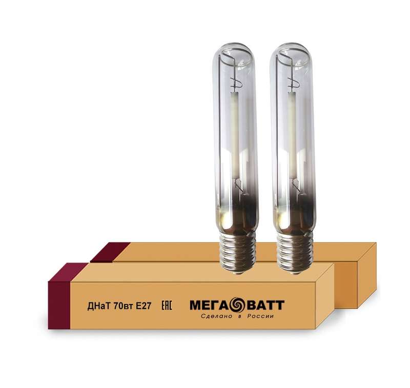 Лампа газоразрядная натриевая ДНаТ 70 E27 (25) 02911