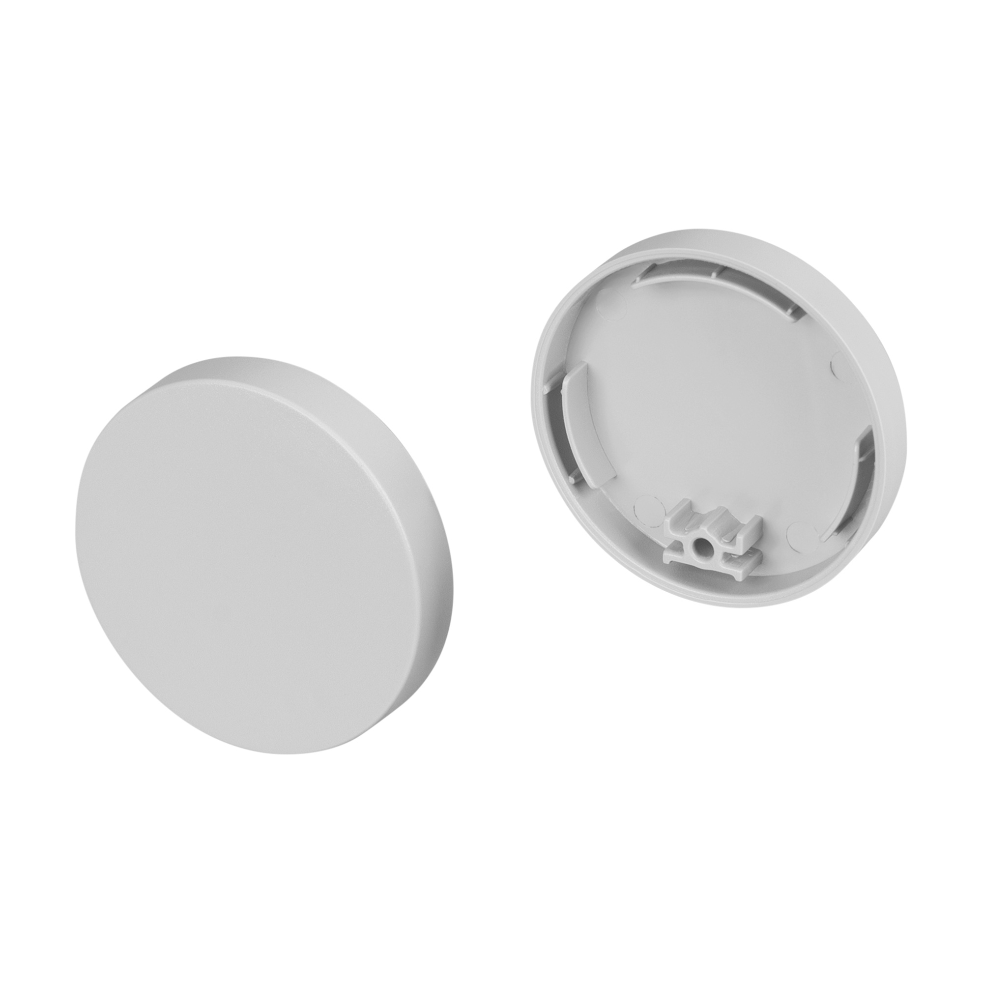 Заглушка ROUND-D40 044520 - Пара заглушек для профиля ROUND-D40 с экраном. В комплекте 2 заглушки, устанавливаются без шурупов. Цена за весь комплект.