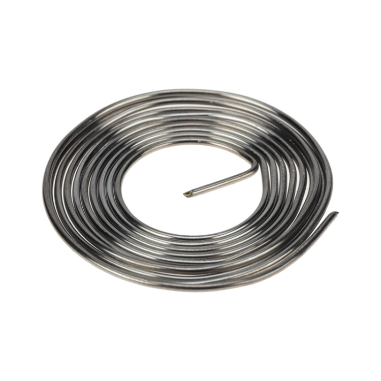 Припой с канифолью ПОС-60 1.0мм  1 метр - Припой трубчатый с канифолью REXANT, 1 м, d1.0 мм, (олово 60%, свинец 40%), спираль, блистер