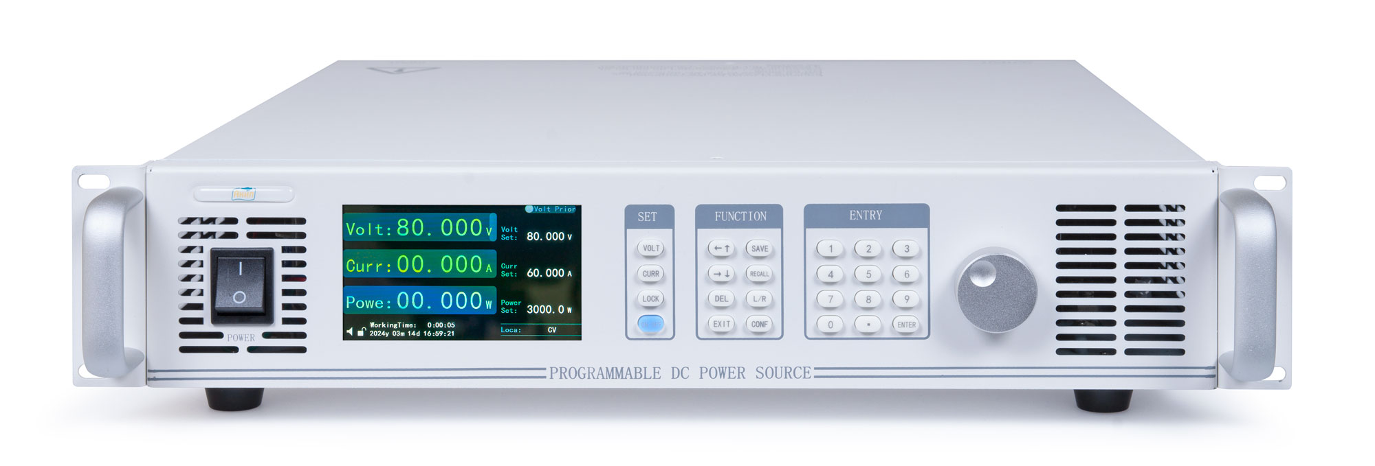 АКИП-1169-80-60 - Источник питания постоянного тока 3000Вт, 1 канал 0-80В/60А, максимальная дискретность 10мВ/ 1мА