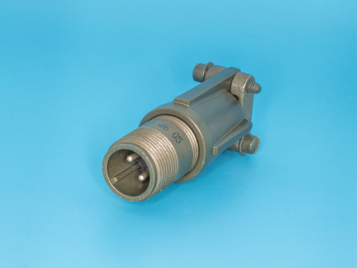 MS3101E-10SL-4P - Разъём серии MS  2 контакта, вилка на кабель, наружная резьба