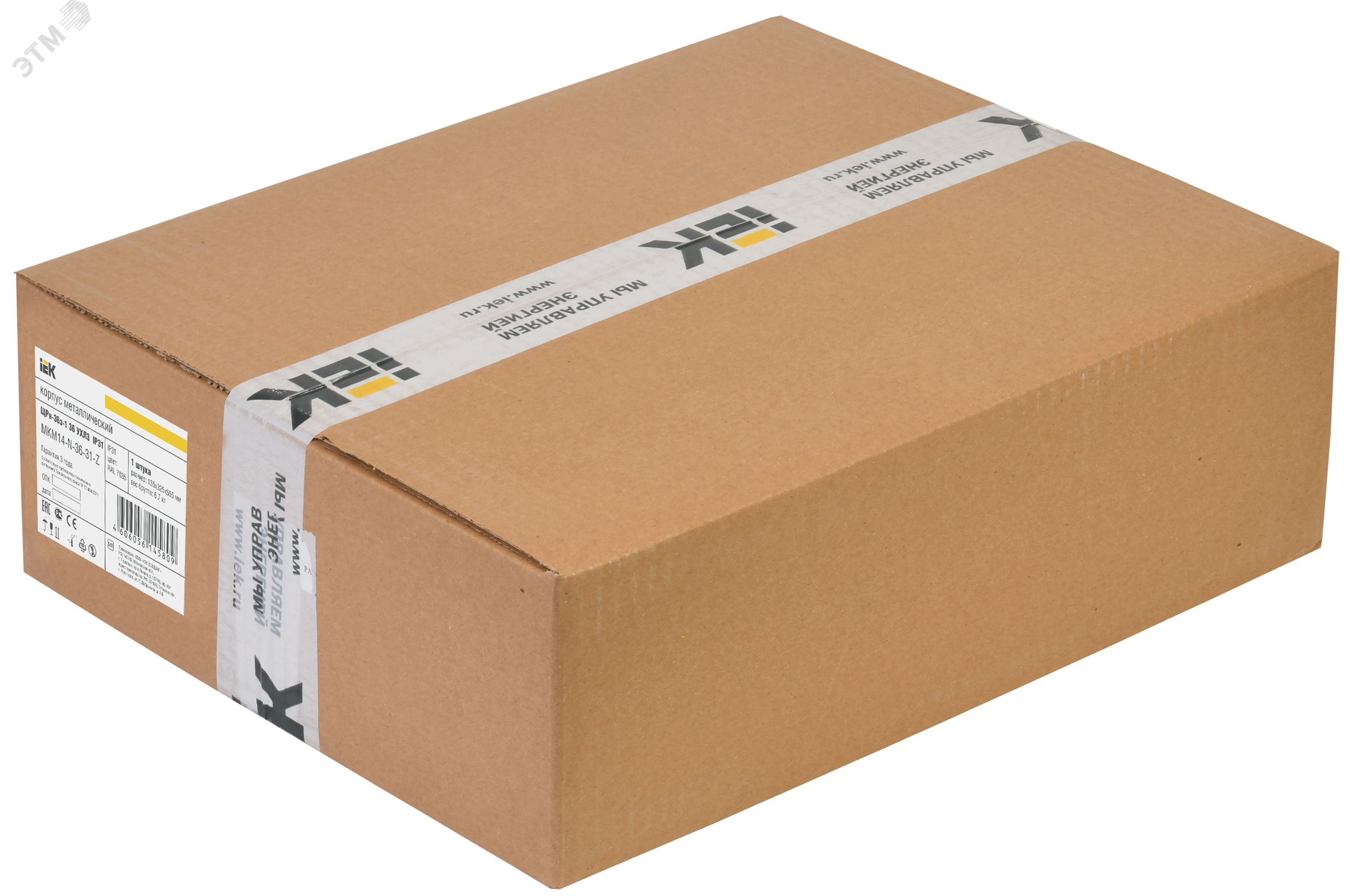 Корпус металлический ЩРн-36 (540х310х120мм) IP31 TITAN 3 MKM14-N-36-31-Z