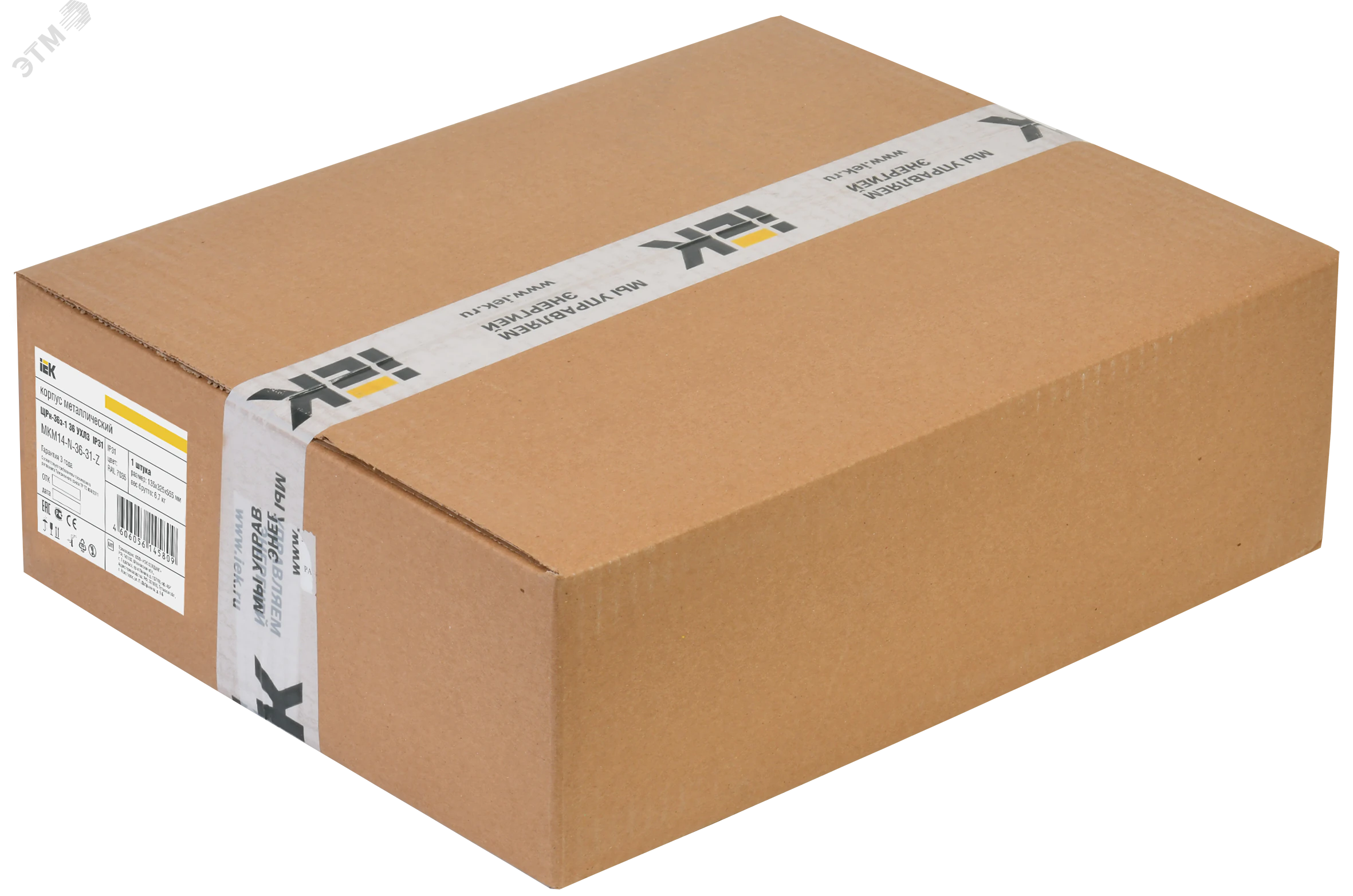 Корпус металлический ЩРн-36 (540х310х120мм) IP31 TITAN 3 MKM14-N-36-31-Z