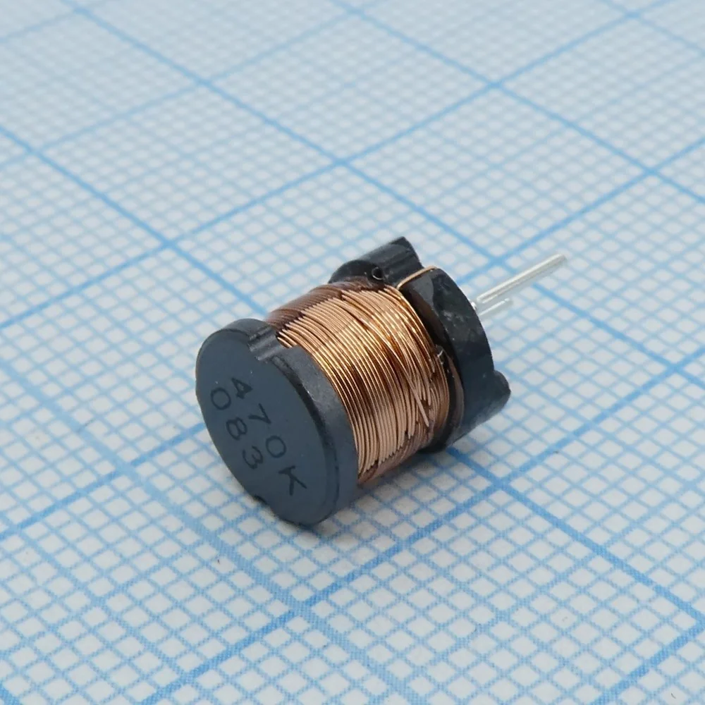 RCH114NP-470KB - Силовая индуктивность 47uH ±10% 2.5A 0.064Om радиальная без магнитного экрана