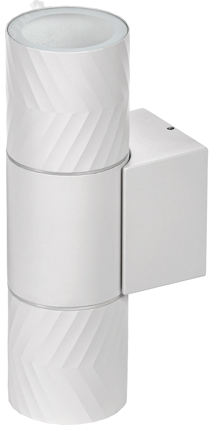LIGHTING Светильник уличный 5108 настенный под лампу 2хGU10 IP65 белый IEK LT-UBU0-5108-GU10-2-K01