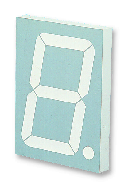 HDSP-F203 - Индикатор светодиодный 7-сегментный 10мм общий катод высокоэффективный красный десятичная точка справа