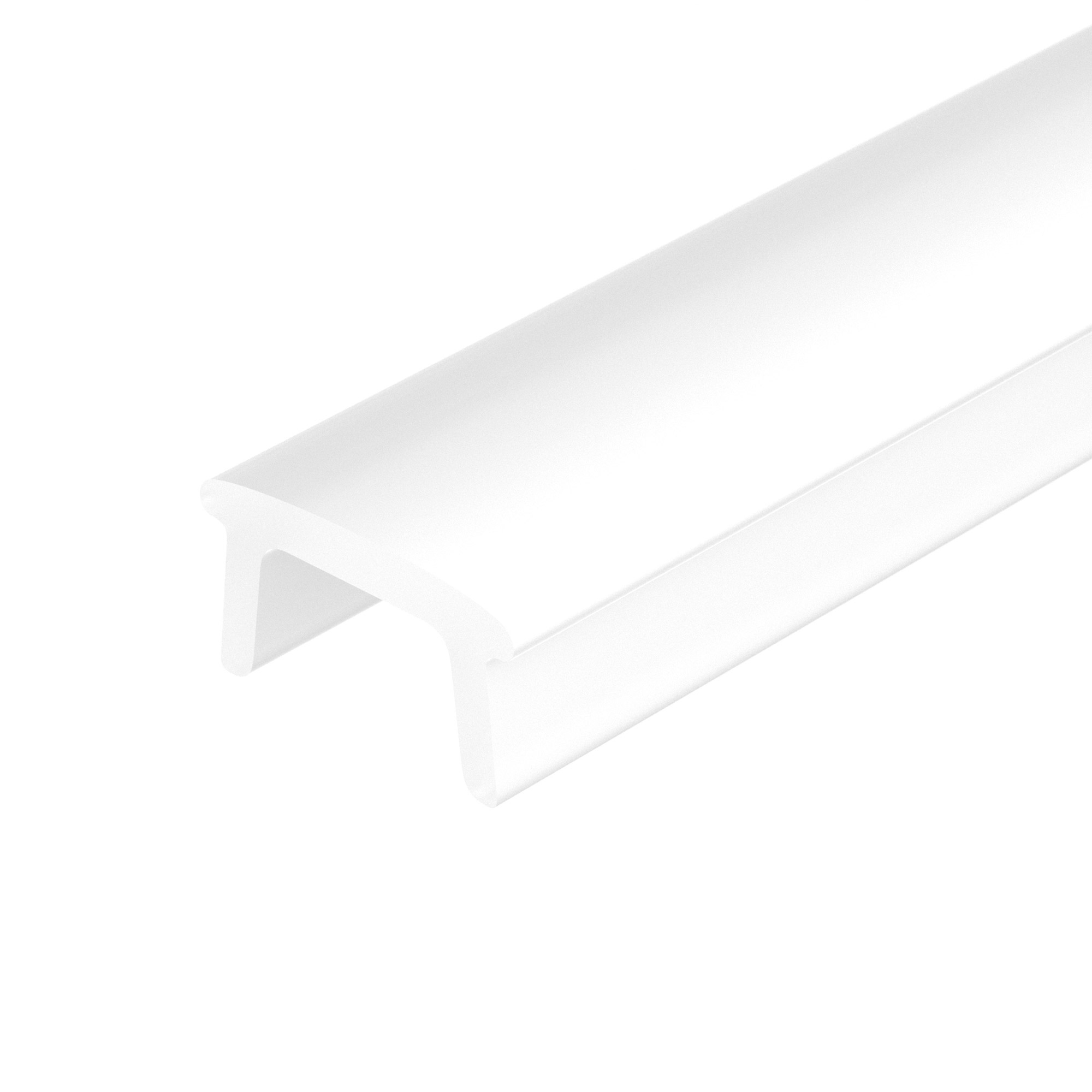 Экран PLINTUS-H54B-2000 Opal 046142 - Матовый экран для профиля PLINTUS-H54B. Плоский, длина 2000мм. Светопропускание 75%. Цена за 1 м.