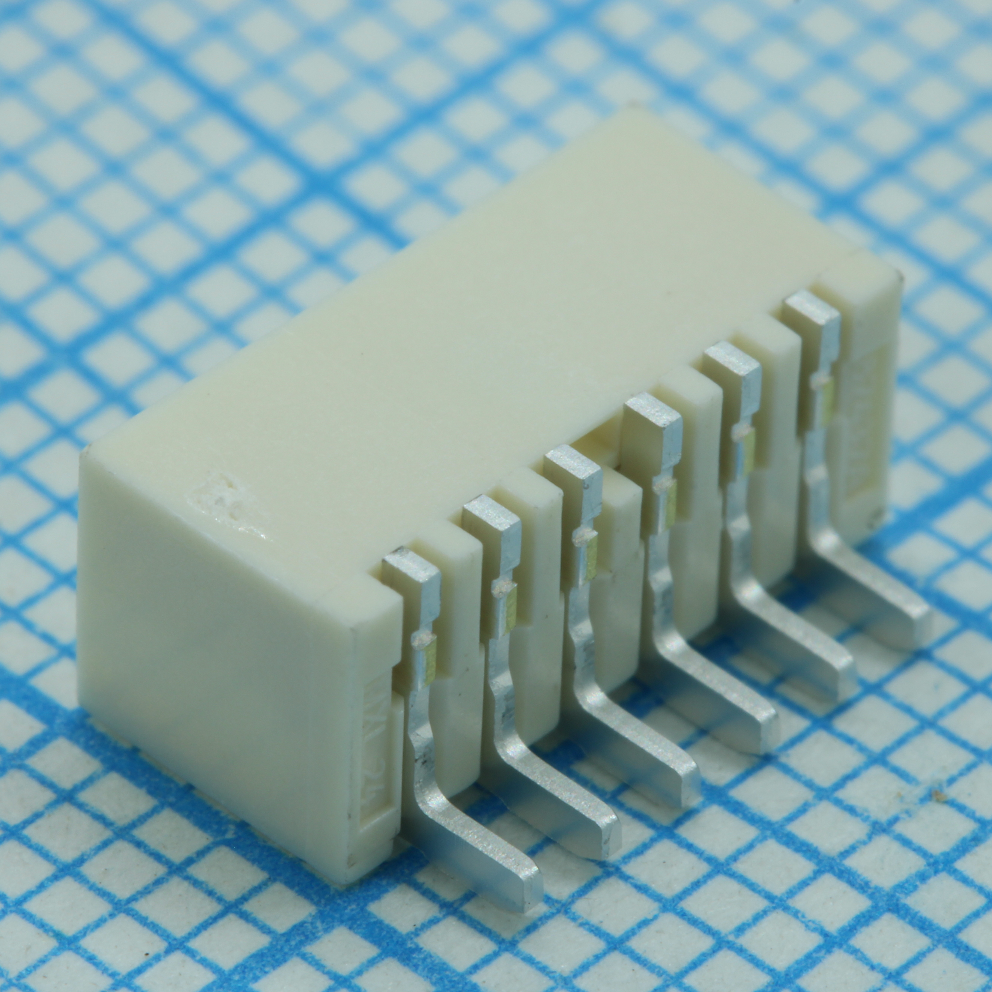 874380643 - Соединитель 6 контактов шаг 1.5мм угловой SMD