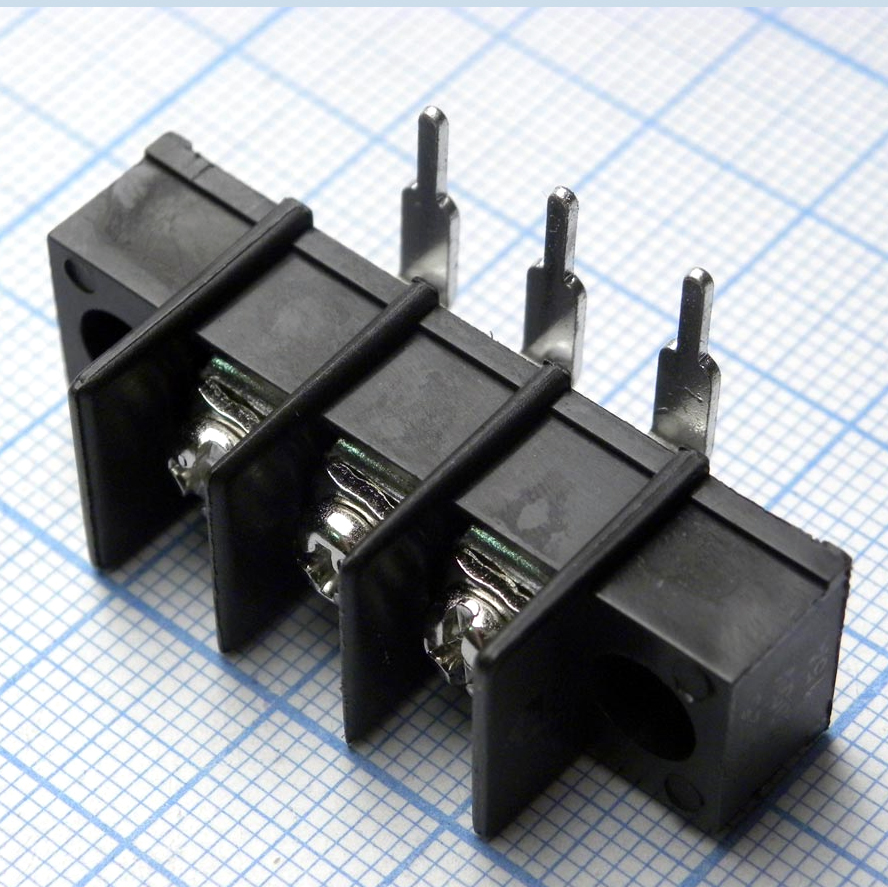 DG25R-A-03P-13-00A(H) - Барьерный клеммный блок 3 контакта. Серия DG25R-A