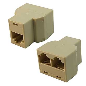 GCT11-2-8P8C - Переходник 8P8C гн - 8P8C 2гн