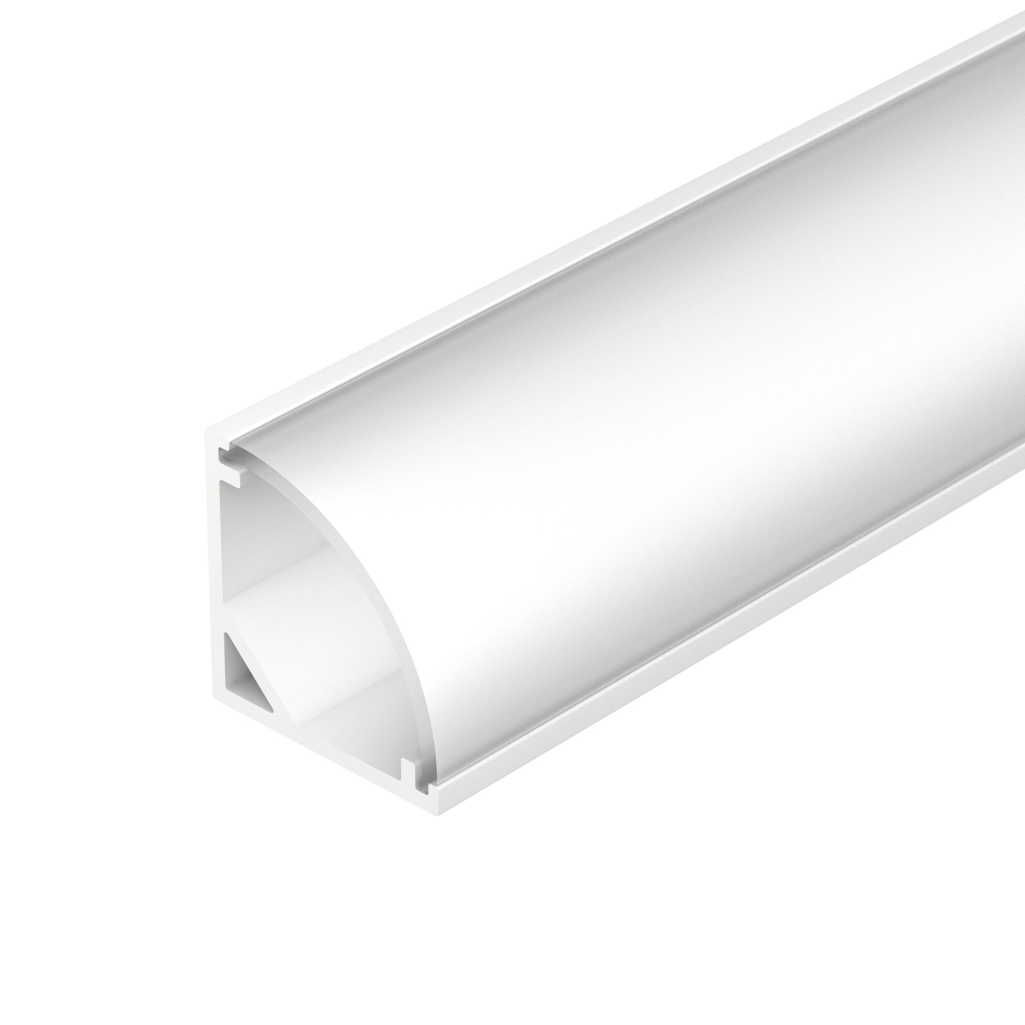 Профиль SL-KANT-H16-2000 WHITE 037117 - Алюминиевый угловой профиль для светодиодных лент и линеек. Цвет - белый RAL9003 (порошковая окраска). Габаритные размеры (LхWхH): 2000x16x16 мм. Ширина площадки для ленты 8 мм. Экраны, заглушки и другие аксессуары 