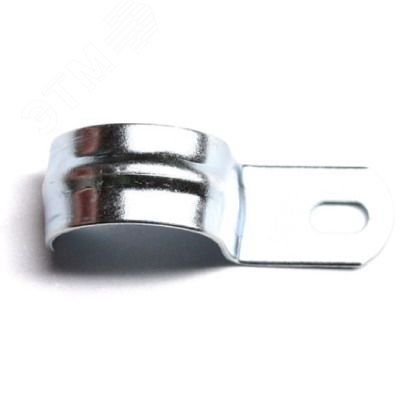 Держатель оцинкованный односторонний, д.13мм с крепежным отверстием 8,5х6 мм 53330