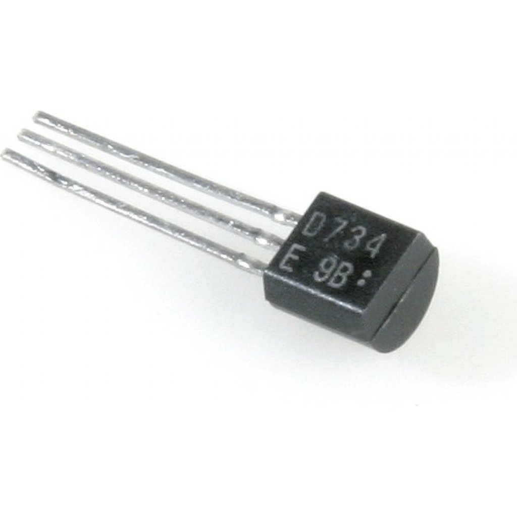 2SD734 - Биполярный транзистор, NPN, 25 В, 0.7 А, 0.6 Вт