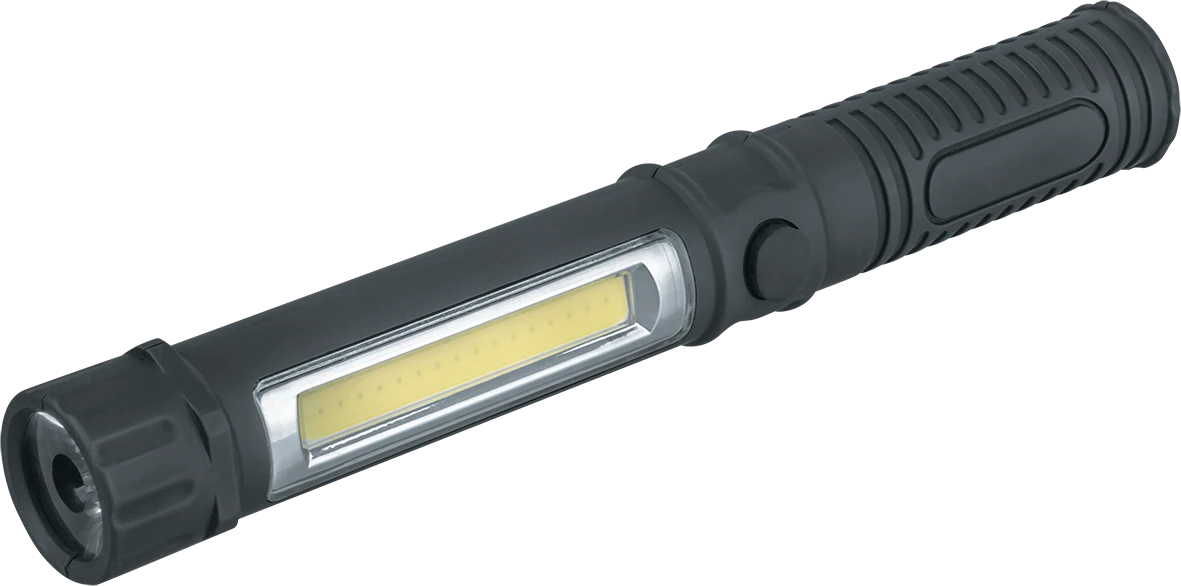 Фонарь светодиодный NPT-W05-3AAA 1Вт LED+1Вт COB LED пластик