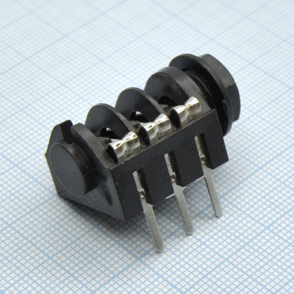 TRS 6.3 (jack) 3008 - Стерео аудио гнездо 6.3 мм