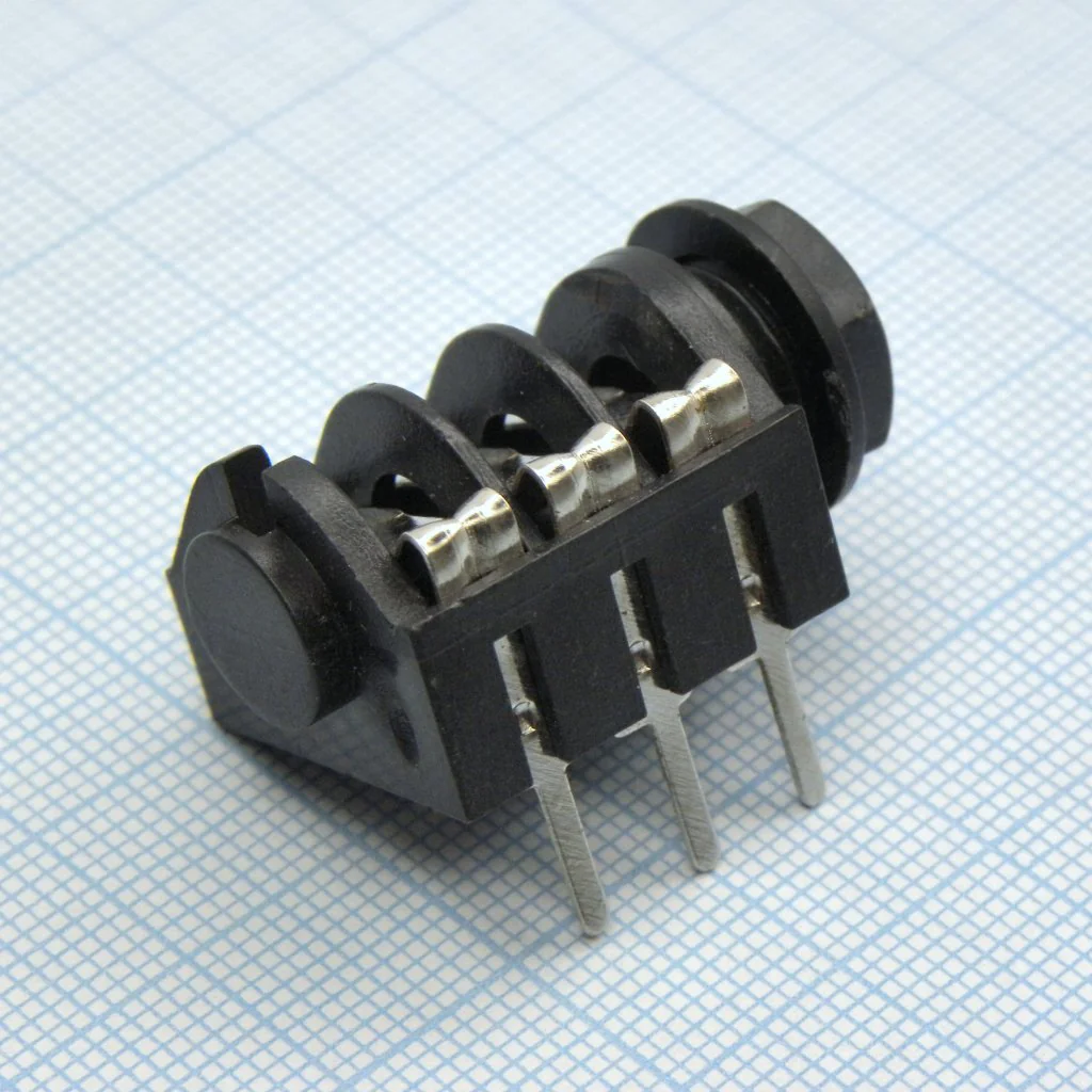 TRS 6.3 (jack) 3008 - Стерео аудио гнездо 6.3 мм