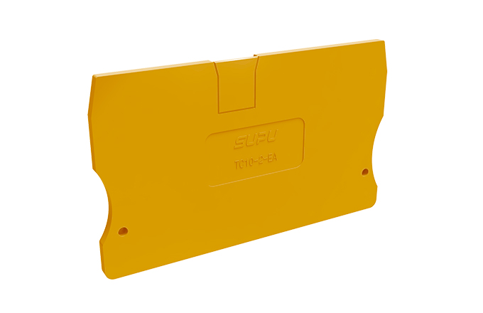 Торцевая крышка TC10-2-OG-EA - Торцевая крышка для клемм TC10-2-..., цвет: оранжевый