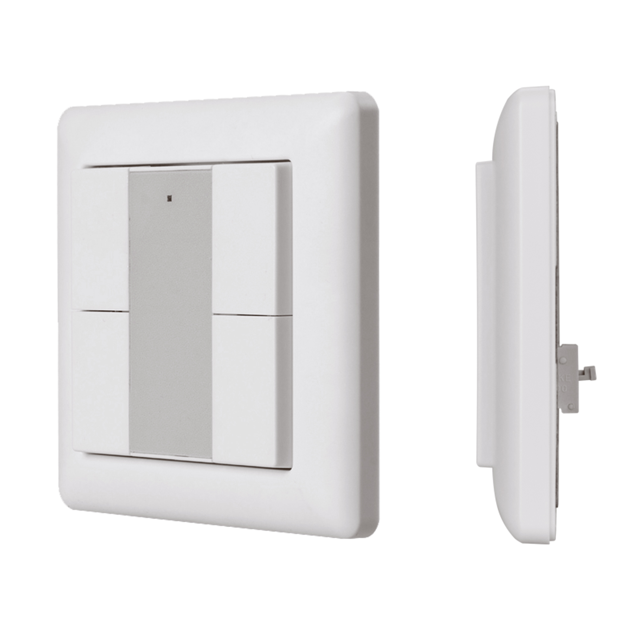 INTELLIGENT ARLIGHT Панель DALI-223-4K-D2-IN (BUS, Free purpose) 032501 - Встраиваемая кнопочная белая пластиковая панель для работы по протоколу DALI-2. 4 Кнопки свободного функционала. Назначение кнопок задается в мастер-контроллере серии DALI-LOGIC-x. 