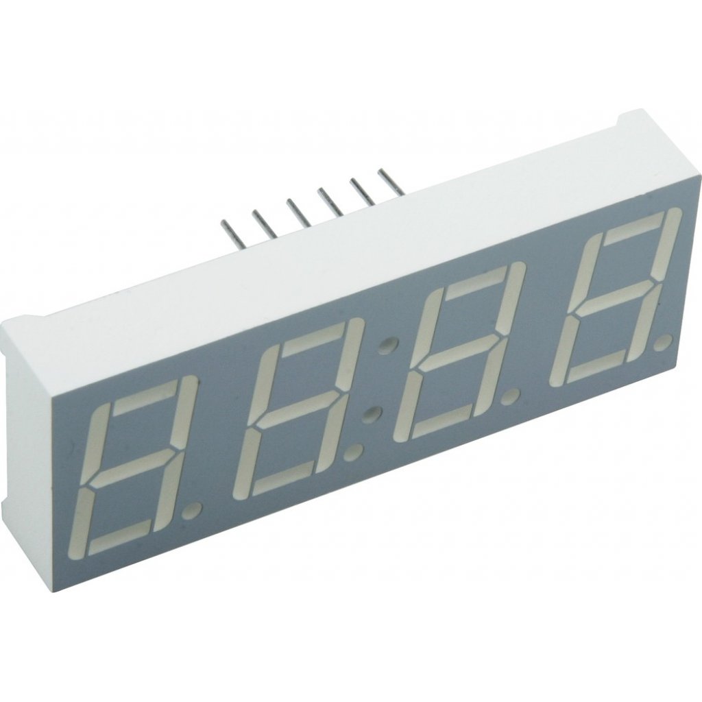 CC56-12SRWA - 4-х разрядный индикатор 14,22мм/красный/640нм/12-45мкд