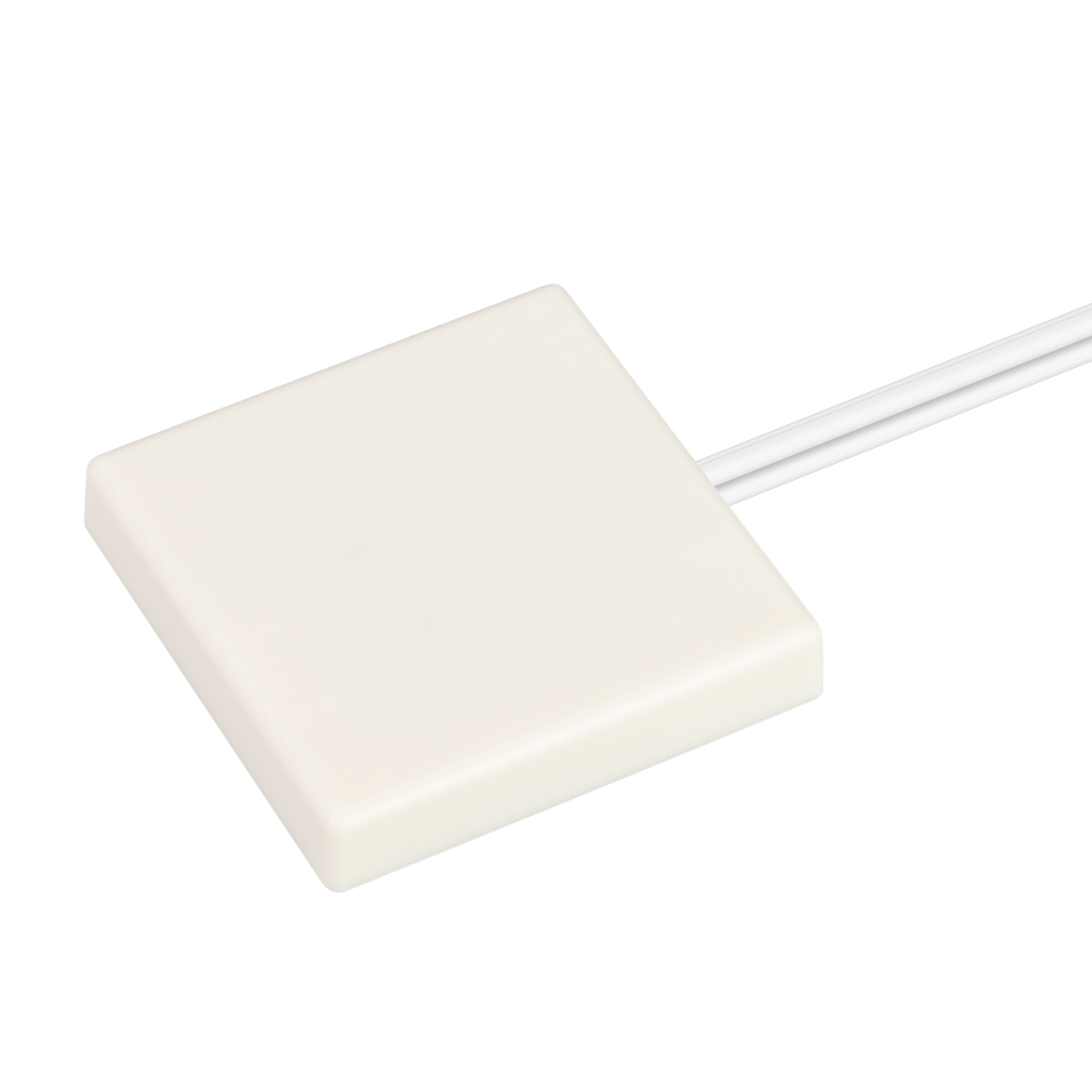 Диммер SR-PRIME-UP-40x40-WH (12-24V, 48-96W, TOUCH) 039749 - Накладной сенсорный диммер для лент 12-24 В для столешницы (материал дерево или стекло) или зеркал толщиной до 30 мм. Цвет - белый. Питание/рабочее напряжение DC 12-24 В, максимальный ток 4 A на