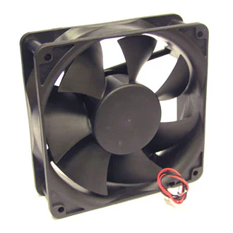 RQD 12038MS 12VDC - Вентилятор 12В 120x120х38мм, 2300 об/мин., 170м3/час, 35дБ, подшипник скольжения, тип вывода - провод