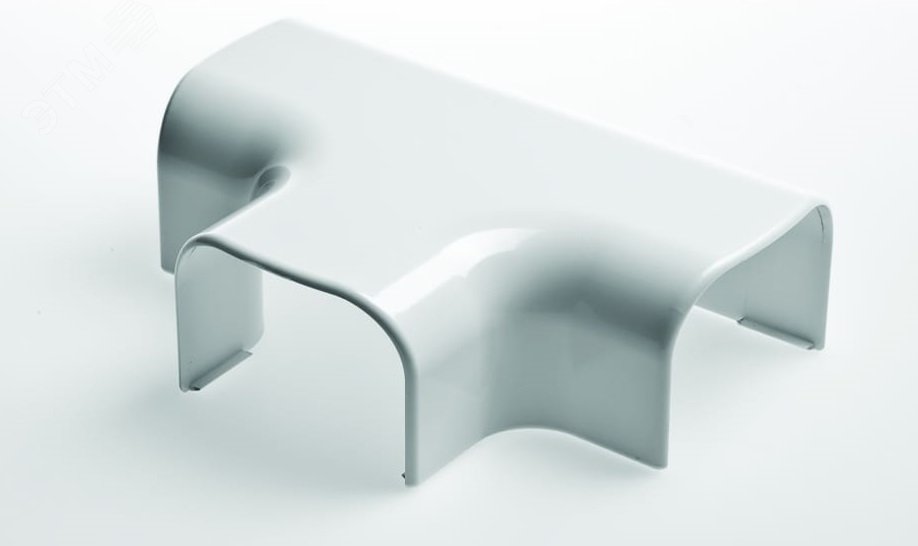 Тройник накладной 90град. для кабель-канала РКК 74х55 Арктика бел. ТРН-74х55