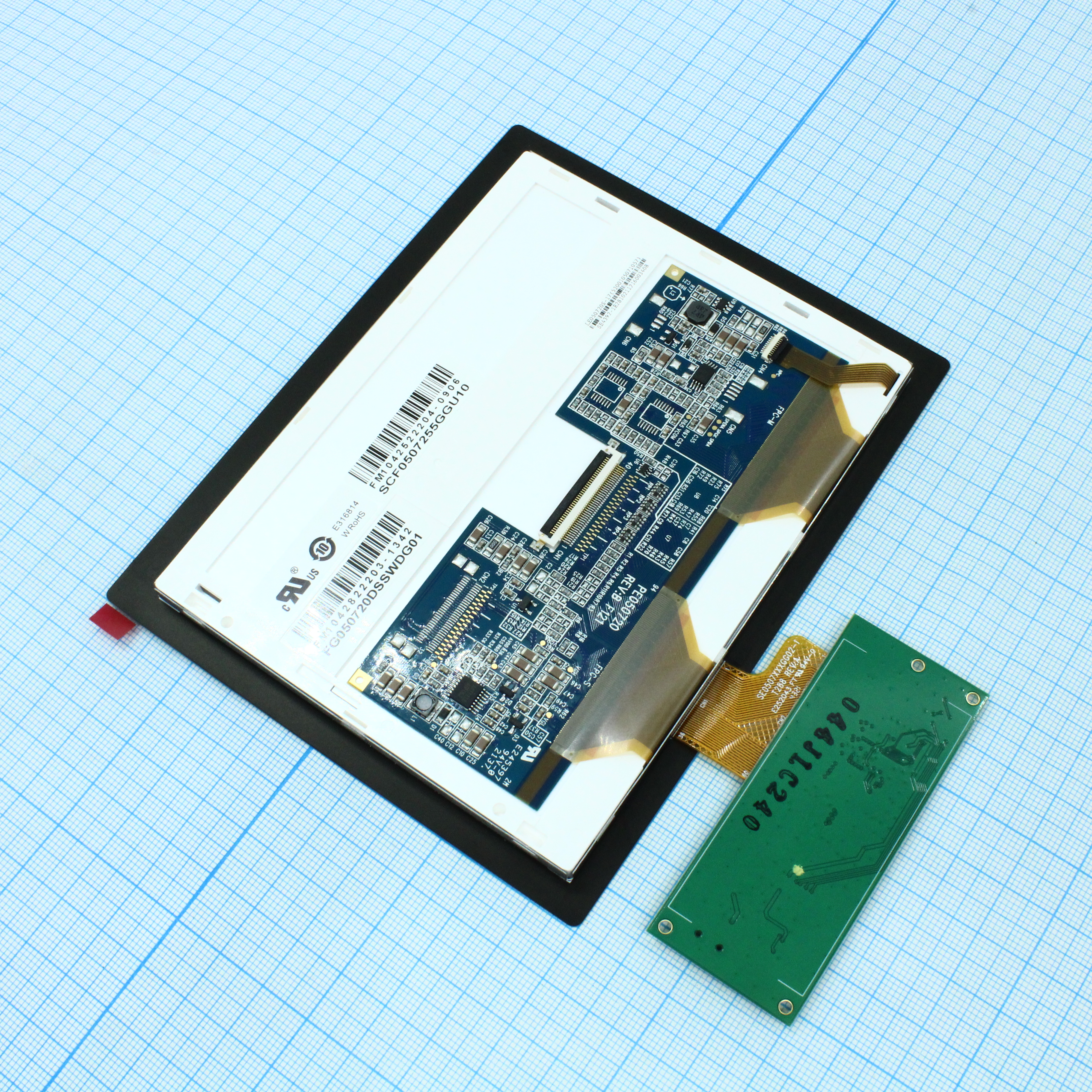 SCF0507255GGU10 - TFT 5.7'' (SCN0507255GGU05 + FG050720DSSWDG01), 640х480, питание 3.3В RGB шина I2C, -20°С....+70°С