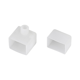 Заглушка MOONLIGHT-CAP-12x17mm-SIDE-S-SET 041022 - Комплект силиконовых заглушек для гибкого неона MOONLIGHT, сечение 17х12мм. В комплекте заглушка с выводом под кабель питания (вбок линии сечения ленты) и глухая заглушка. Использовать с герметиком.