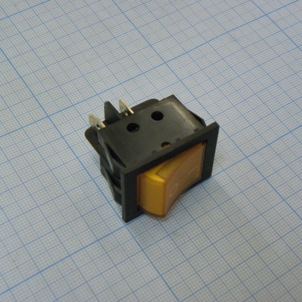 SWR 201-3C3 Ч/Ж IRS - Переключатель клавишный с подсветкой