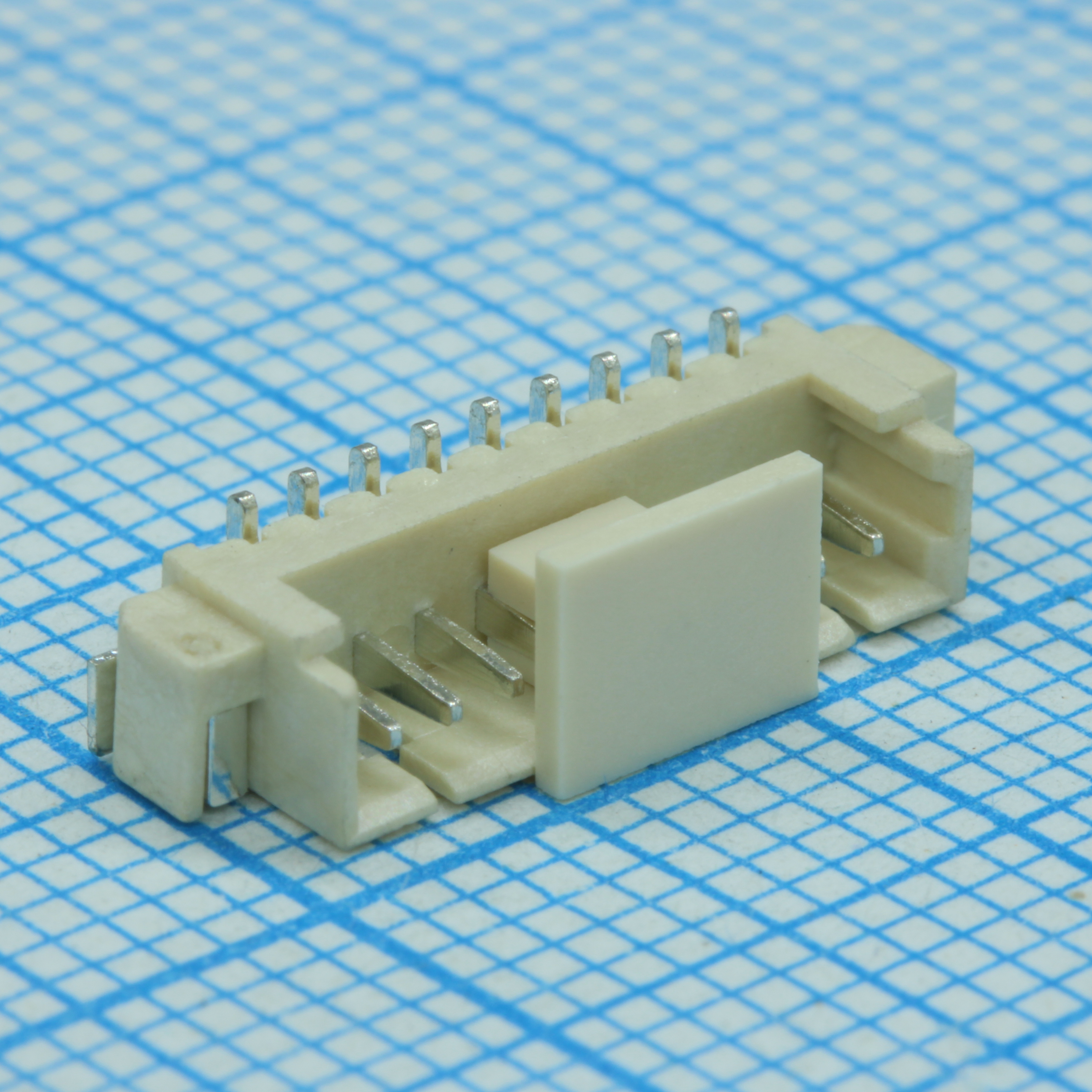 DS1020-03-09MVT1-R - Разъем провод-плата SMD без фланца обжимной 9 контактов шаг 1.25мм