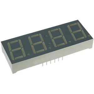 CC56-21SRWA - 4-х разрядный индикатор 14,22мм/красный/640нм/12-45мкд