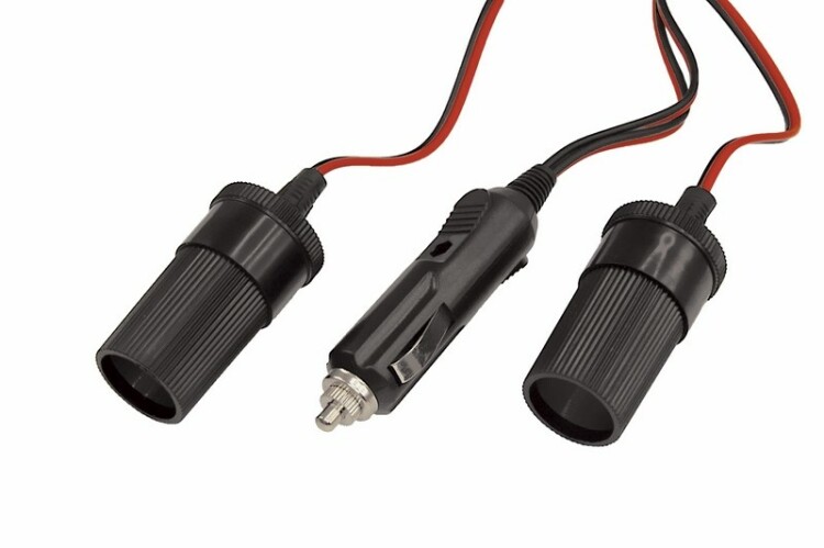 Разветвитель автоприкуривателя 2 гнезда шнур 16-0222