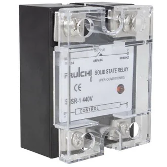 SSR-1 440V 40A (Z)D1 (4-16V) - Твердотельное реле Z-с контролем перехода через "0", 40 А, 440 В, упр.напряжение 4-16В, сопротивление изоляции 1000 МОм