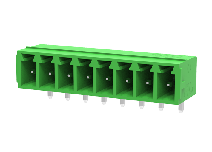 Вилочный разъем на плату MC-PA3.5H14-0002 - Вилочный разъем, горизонтальный, на плату, шаг: 3.5 мм, 14 полюсов, фиксация на плате пайкой, исполнение: стандартное, 160V, 8A, цвет: зеленый Вилочный разъем на плату MC-PA3.5H14-0002 - Вилочный разъем, горизонтальный, на плату, шаг: 3.5 мм, 14 полюсов, фиксация на плате пайкой, исполнение: стандартное, 160V, 8A, цвет: зеленый