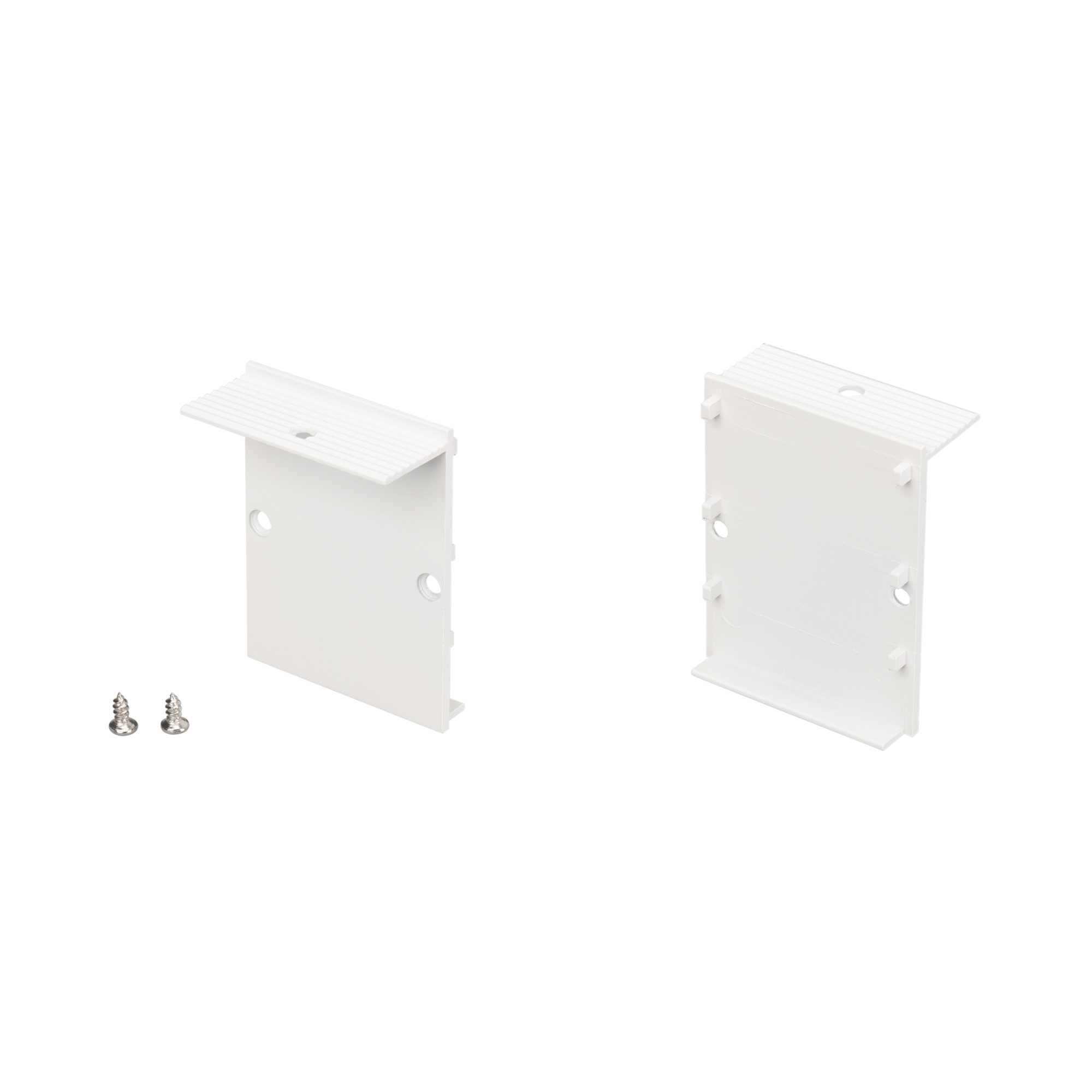 Заглушка MAG-CAP-4560 (WH) 029325 - Боковая заглушка для встраиваемого трека MAG-TRACK-4560-F. Материал алюминий, цвет белый. Размеры 45x60мм. В комплекте 2 штуки.